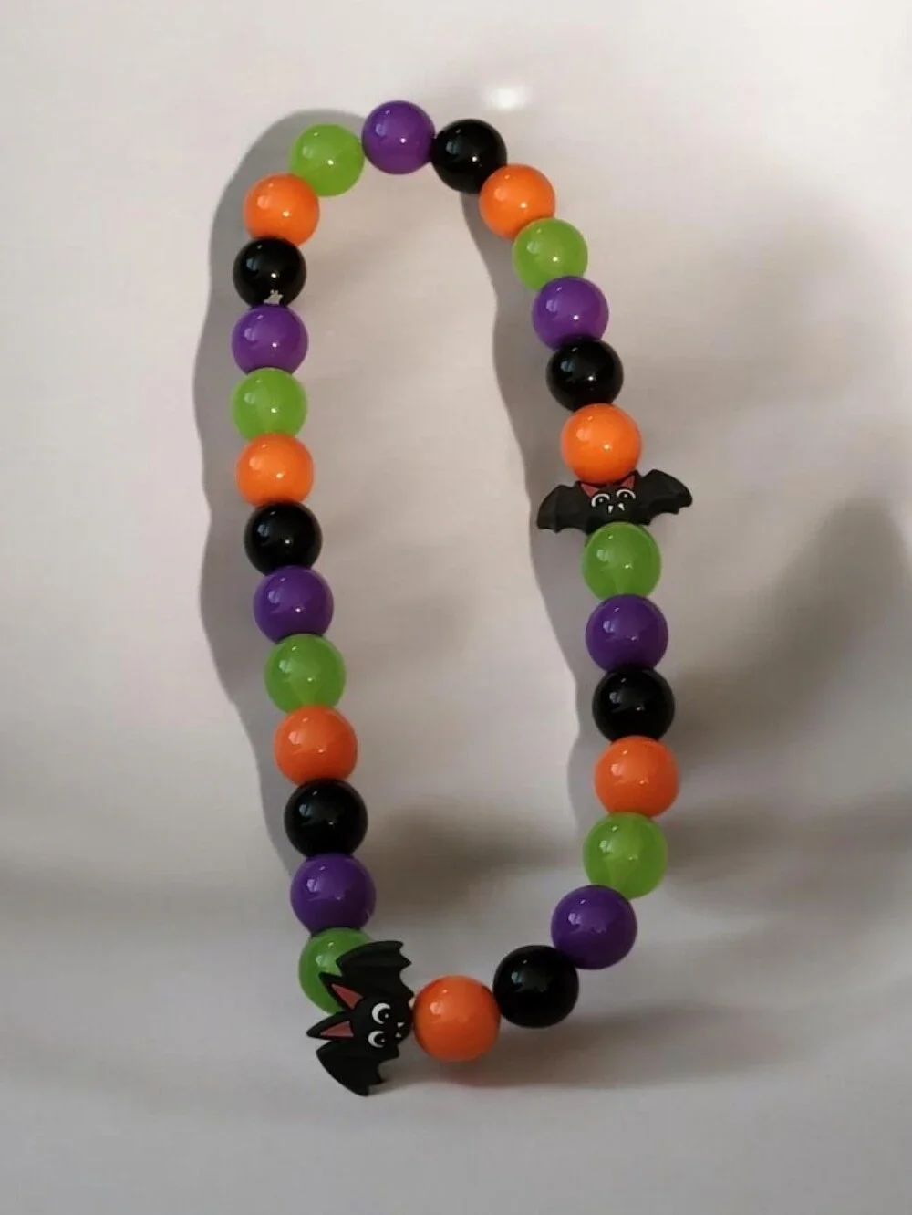 Custom Made Halloween Bead Necklace - Was Made 4 My Pet But Anyone Can Wear
